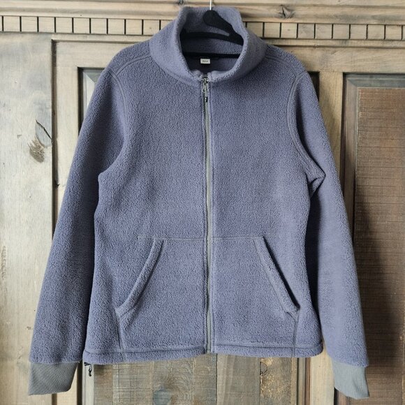 REI CO - OP Groundbreaker FLEECE medium PURPLE  Sherpa Jacket Zip Up - Picture 1 of 11